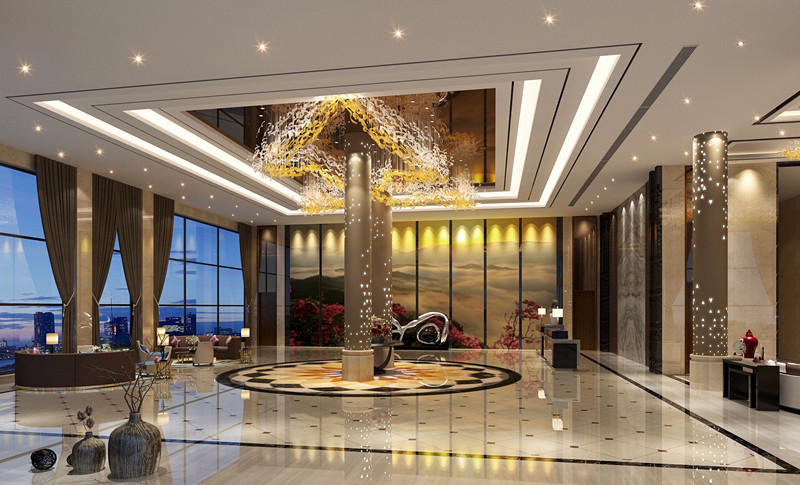 郑州酒店空间装修设计空间要素要哪些，金博大装饰